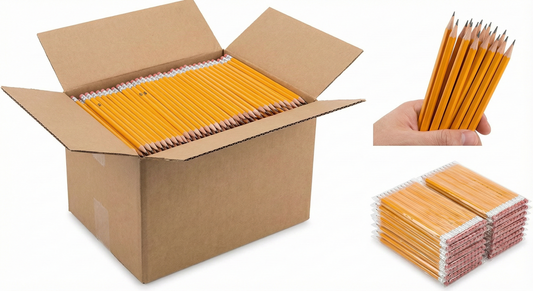 Pre-Sharpened Pencils with Eraser, 2 HB Pencils